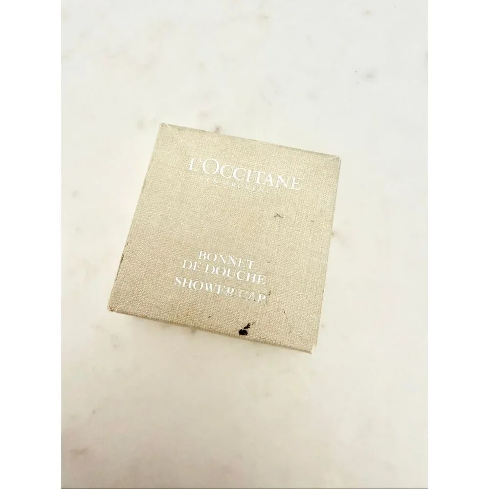 L’Occitane en Provence Hotel Collection Shower Cap Travel Size New